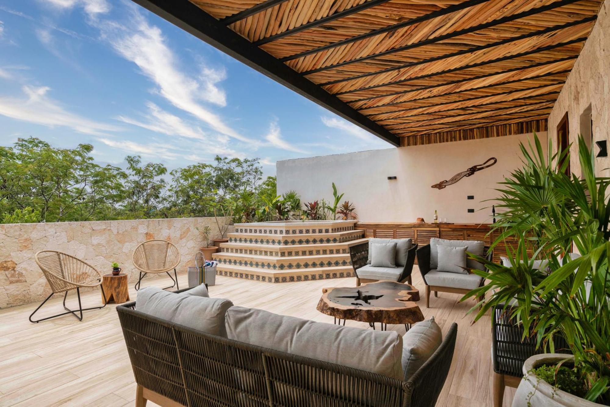 El Rey Loro - Lux 4 Bed Villa @Bluedeertulum Zewnętrze zdjęcie