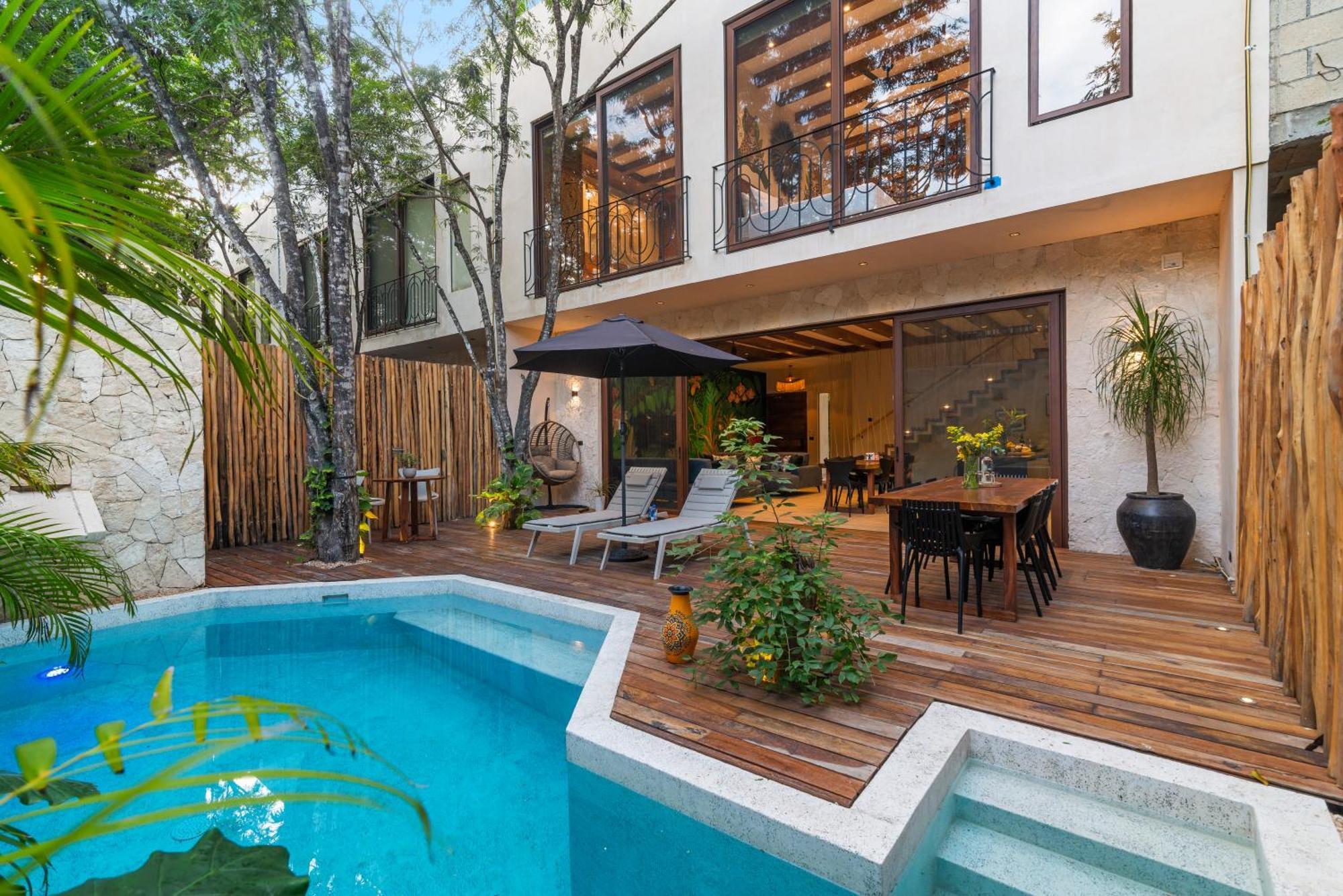 El Rey Loro - Lux 4 Bed Villa @Bluedeertulum Zewnętrze zdjęcie